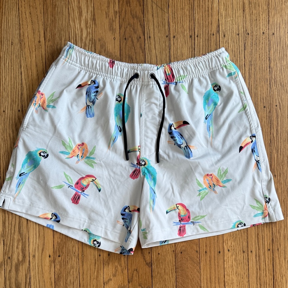 Chubbies White lounger shorts (linerless)